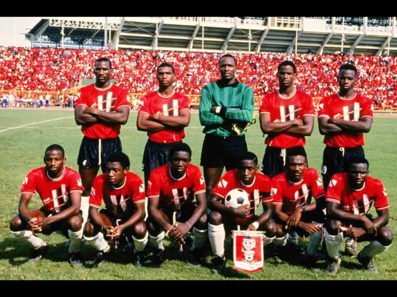 FL, back row - Francis, Jamerson, Maurice, Lewis, Lawrence - FL - front row - Charles, Latapy, Yorke, Morris, Faustin, Jones